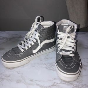 Gray High Top Vans